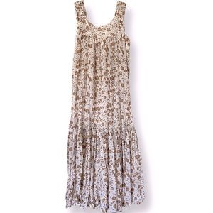 Daughters of India tiered maxi dress size small